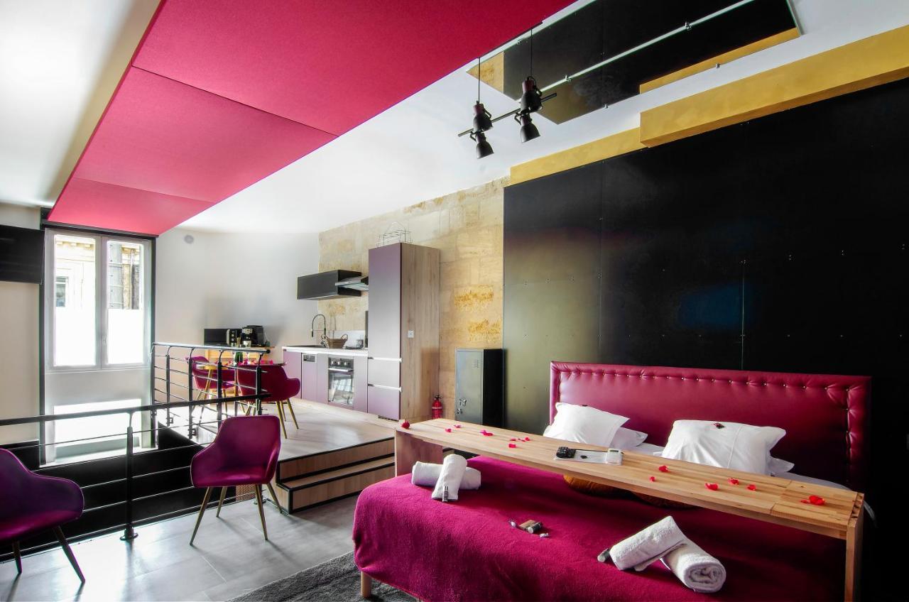 Mieuxqualhotel Jacuzzi Privatif Love Room Bordeaux Exteriér fotografie