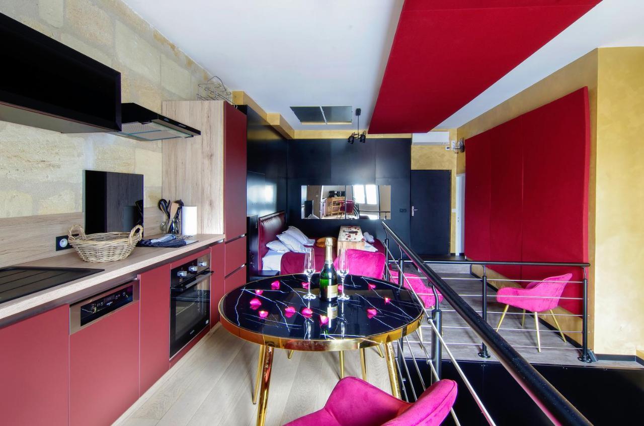 Mieuxqualhotel Jacuzzi Privatif Love Room Bordeaux Exteriér fotografie